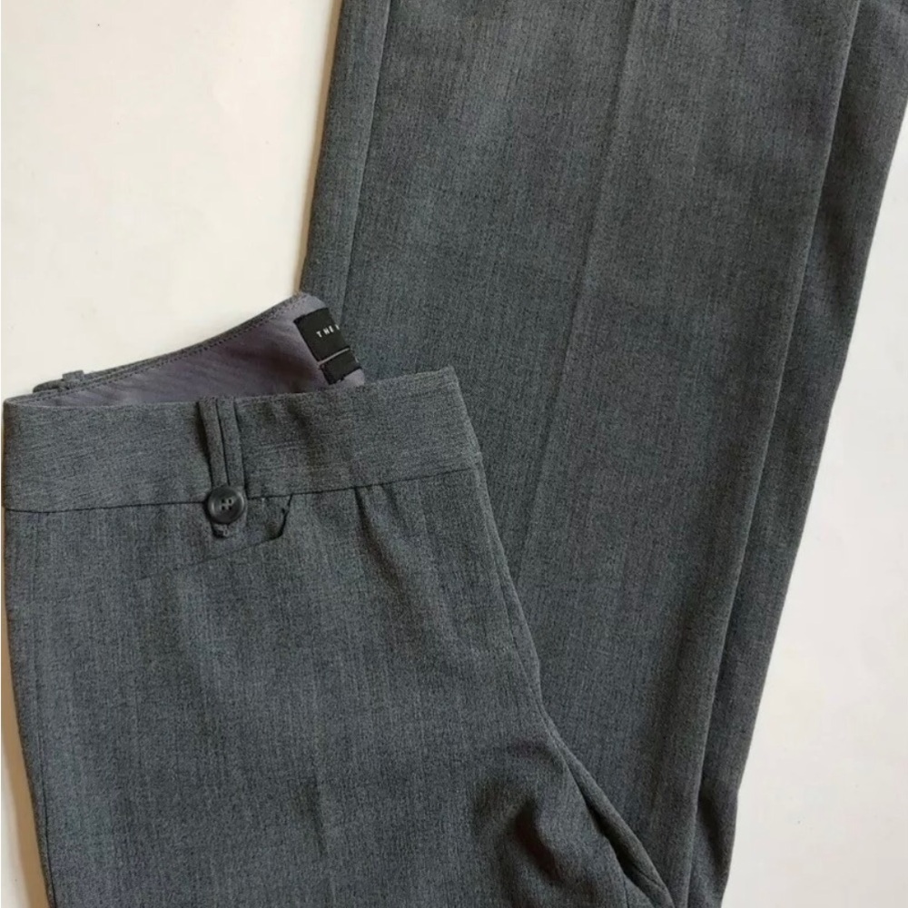 The Limited Cassidy Fit Dress Trousers Women’s Size 16L Gray Flared Leg Stretch
